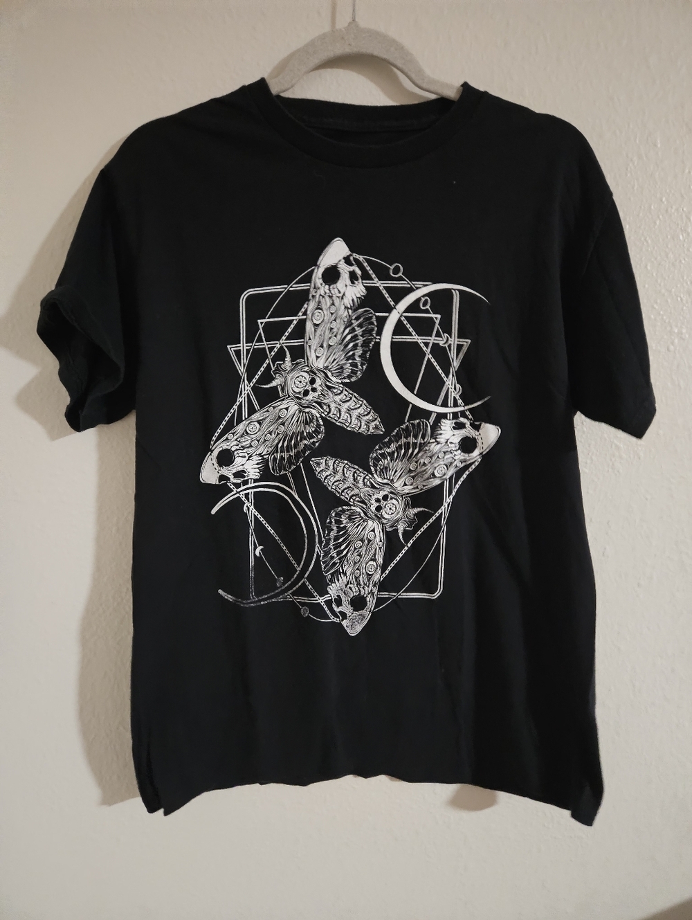 Threadless Celestial Moth & Geometric Moon Graphic Tee